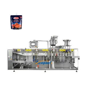 Automatic stand up spout pouch packing machine liquid coffees food packing baging juice doypack packing equipment