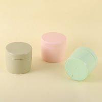 250ml plastique pp large bouche cheveux bouteille sommeil pot conditionneur bouteille visage crème pot