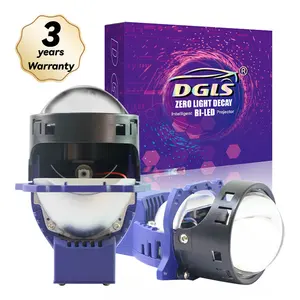 DGLS пользовательский 12 В bi светодиодный проектор Объектив Универсальный 3,0 дюймов 12 фитиль супер яркий 5800K 70 Вт Osram чип Автомобильный проектор фар
