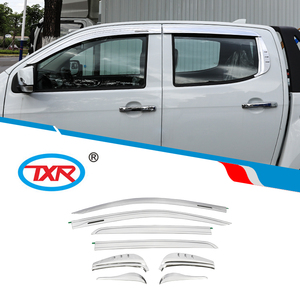 ที่บังแดดหน้าต่างโครเมี่ยมคุณภาพสูงป้องกันแสงแดด Txr กระบังหน้าประตูอุปกรณ์เสริมรถยนต์สำหรับ Isuzu D-MAX 2011-<span class=keywords><strong>2018</strong></span> - Product Image 6