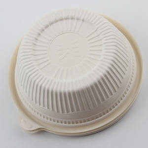 Vajilla no tóxica respetuosa con el medio ambiente con bajas emisiones de carbono, cuenco desechable degradable, vajilla saludable - Product Image 6