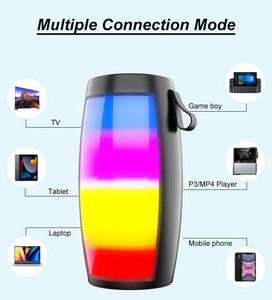ZQS 1319 Altoparlante Portatile Wireless con <span class=keywords><strong>4</strong></span> Luci RGB, Lettore MP3 per Esterni, Bassi Potenti, Mini Speaker per Feste - Product Image 5