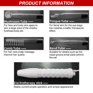 Produits tendance 2025 4in1 électrode tube de verre Machine Spot acné baguette visage Spa visage soins de la peau outil d'électrothérapie - Product Image 4