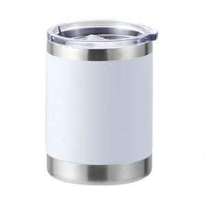 Outdoor Camping Road Trip 10oz Stainless Steel Car Tumbler Heat <b>Cold</b> Hold Double Wall Metal Driving Coffee <b>Cup</b> - Product Image 2