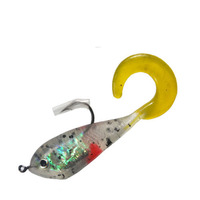 Umpan pancing shad RFCM dengan kait umpan pancing kustom pabrikan umpan ikan plastik lunak