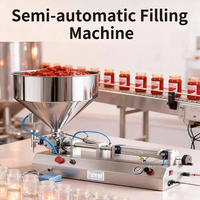 Machine de remplissage de liquides motorisée de bureau, distributeur quantitatif personnalisé pour liquides, pâtes et sauces, capacité 30L/40L, base à trémie