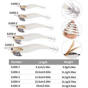 <span class=keywords><strong>Esca</strong></span> rigida luminosa bianca all'ingrosso gamberetti nuovo prodotto per la pesca in mare <span class=keywords><strong>esca</strong></span> di calamari pesce gatto in legno in scatola gamberetti esche finte - Product Image 4