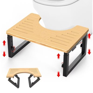 Bathroom Easy Storage <b>Step</b> Toilet <b>Stool</b> for Kids Children's Adult Foldable Convenient <b>Folding</b> Squatting <b>Stool</b>/ Toilet - Product Image 1