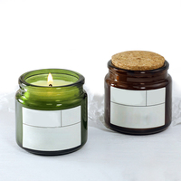 Verre de Bougie en Gros de 100ml et 200ml, Verre à Bougie Créatif en Forme de Coupe, Pot en Verre pour Fabrication de Bougies d'Aromathérapie