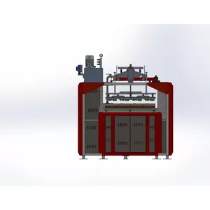 Máquina Semitermoforadora AS 1000T para Bandejas de Huevos, Línea de Moldeo de Pulpa de Papel Reciclado con Unidad de Presecado y Horno - Product Image 3