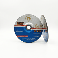 Disque de meulage Fortunebrasive 4" (100 mm) à centre dégoulinant, en résine verte, pour meuleuse d'angle, pour le meulage et le polissage du métal et de l'acier inoxydable
