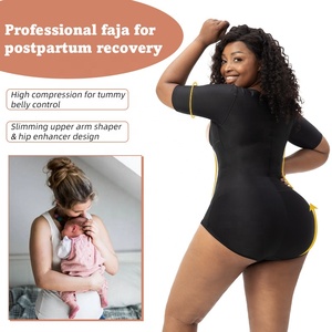 High Compression Post Op Faja Modeladora Para Mujer Plus Size <strong>BBL</strong> Bodysuit Shapewear - Product Image 3