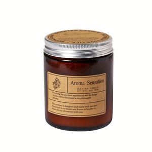 Vela Aromática de Cera de Soja en Frasco de Vidrio, Hecha a Mano, de Larga Duración, No Tóxica, para el Día de la Madre, Diwali, Decoración y Fragancia para el Hogar - Product Image 5