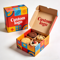 Boîtes d'emballage personnalisées en carton ondulé mat haut de gamme pour pâtisseries et empanadas, avec gaufrage pour sushis et chewing-gums