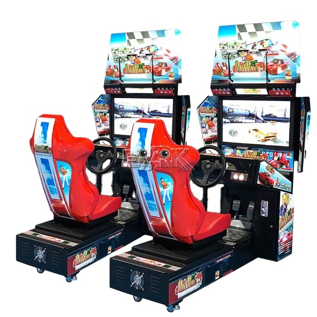 Amusement Park 3d Video Game Coin Pusher Racing Car Driving Simulator for Arcade Game Center
