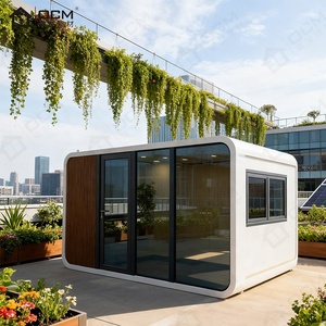 Casa Prefabricada Moderna Tipo Cabaña de Apple de OCM |   Cabaña Glamping Prefabricada Tipo Apple Pod |   Unidad Móvil Ecológica para Resort, Oficina al Aire Libre, Cocina - Product Image 3