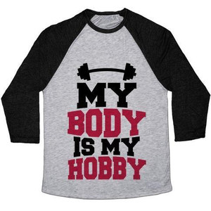 Camiseta de béisbol unisex Tri-Blend de My Body Is My Hobby - Product Image 5