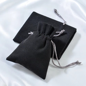 Bolsas de Joyería Pequeñas Personalizadas al por Mayor, Bolsas de Regalo, Bolsas Antipolvo, Pochette para Joyas, Bolsas de Microfibra con Cordón - Product Image 2