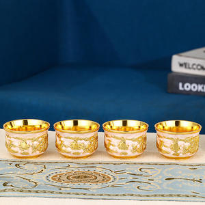 Service à thé Kung Fu en métal de style nordique, pour la maison, tasse de maître, infuseur à thé, théière, cadeau, nouveau <span class=keywords><strong>pichet</strong></span> à eau froide portable, plateau à thé sec - Product Image 3