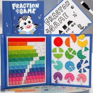 Bloques Magnéticos de Fracciones Educativos para el Aprendizaje Temprano de Matemáticas, Recursos de Aprendizaje, Bloques de Fracciones Arcoíris - Product Image 1