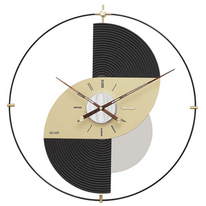 Elegant Modern Wall <b>Clock</b> Round Single Face Quartz <b>Battery</b> Powered Living Room Decor - Product Image 5