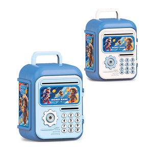 Hucha ATM para Niños con Cerradura de Llave, Caja de Ahorro de Plástico, Hucha ATM para Monedas, Juguete Educativo para Niños - Product Image 3