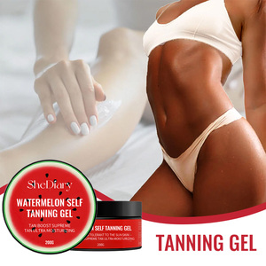SheDiary OEM Pastèque Sans Soleil Auto Bronzage Stimulant Crème Sunbed Friendly Gel Indoor Sunbed Tanning Accelerator Gel - Product Image 6