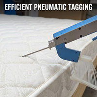 Prix usine : Épingles d'étiquetage pour matelas 25mm-180mm, attaches robustes en nylon pour pistolet d'étiquetage pneumatique, épingles longues et épaisses pour fixation de couettes