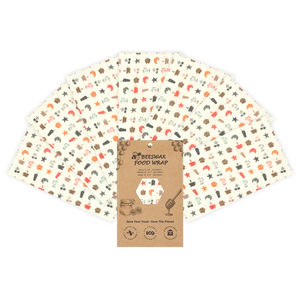 ขี้ผึ้งกระดาษออร์แกนิกใช้ซ้ำได้ถุงเก็บอาหารแบบซักได้เป็นมิตรต่อสิ่งแวดล้อม - Product Image 4