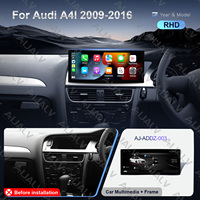 Lecteur multimédia automobile Android Auto avec cadre pour AUDI A4L 2009-2016 RHD, autoradio tactile, navigation stéréo, CarPlay sans fil