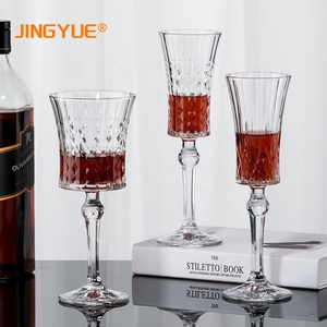 Copas de <span class=keywords><strong>Vino</strong></span> Tinto de Cristal sin Plomo de 270 ml, Estilo Vintage, con Tallo Largo, para Regalos de Boda, Fiestas y Aniversarios - Product Image 3