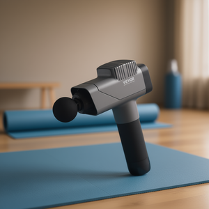 Pistola de masaje Vevor de 2500 mAh, masajeador muscular de tejido profundo de 8 velocidades, recargable, con 6 cabezales para terapia corporal - Product Image 2