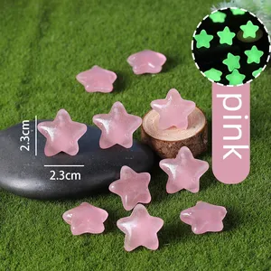 Night Glow Starfish Resin Material Colored DIY Jewelry Fluorescent Stars Landscape Luminescent Resin Luminous Stone