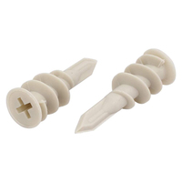 Ancrage auto-forant en nylon pour cloisons sèches en plastique pour vis M3.5 M4 M4.2 Ancre pour plaques de plâtre