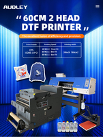 Impresora de Prendas DTF Audley de 60 cm I3200, Nueva, Pequeña, para Negocios en Casa, Dimensiones A3/A4/A1/A2, Pigmento Automático, Polvo de Impresión Popular