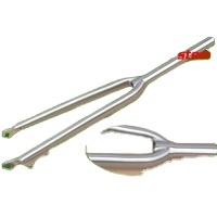 Titane fourche de vélo avec 1-1/8 <span class=keywords><strong>pouces</strong></span> tube de direction s'adapte 700C clcycross <span class=keywords><strong>cadre</strong></span> et <span class=keywords><strong>26</strong></span> <span class=keywords><strong>vtt</strong></span> <span class=keywords><strong>cadre</strong></span> - Product Image 4