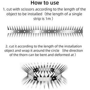 เดือยไล่<span class=keywords><strong>นก</strong></span>แบบหนาพิเศษสำหรับงานหนัก ป้อง<span class=keywords><strong>กัน</strong></span>การปีนป่าย ขนาด 3/5 ซม. ให้เลือกได้ สำหรับป้อง<span class=keywords><strong>กัน</strong></span>โรงงาน ผลิตจากโรงงานโดยตรง - Product Image 4