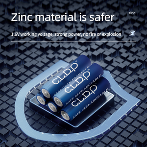 ราคาโรงงาน แบตเตอรี่ Ni-Zn แบบชาร์จได้ขนาด AAA 1.6V 900mWh พร้อมโลโก้สั่งทำได้ -40-80  ใช้งานได้ 500-1000 รอบ  พร้อมอายุการใช้งาน 500-1000 รอบ - Product Image 3