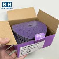 Disque de ponçage perforé en céramique industrielle de qualité supérieure avec fixation auto-agrippante pour le travail des métaux - Vente en gros