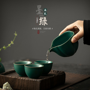 Pumpkin Shaped Ceramic Fair <b>Cup</b> Matte Retro <b>Tea</b> <b>Set</b> For Gift Dehua County Made - Product Image 2