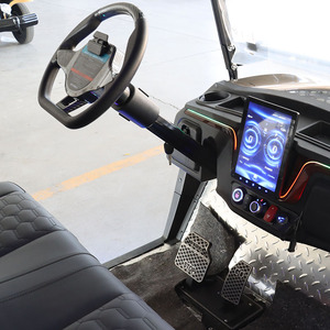 Voiturette de <span class=keywords><strong>golf</strong></span> électrique 48V personnalisée de haute qualité, grande capacité, <span class=keywords><strong>4</strong></span> places, tout-terrain, certifiée CE, châssis en acier, autonomie de 90 km - Product Image 4