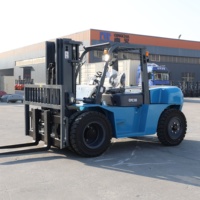 Chariot élévateur diesel Qingcha 8T, garantie de 2 ans, chariot élévateur diesel robuste CPCD80