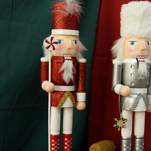 New 36cm thủ công bằng gỗ phim hoạt hình giáng sinh trang trí <span class=keywords><strong>nutcracker</strong></span> - Product Image 6