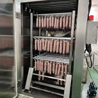 Nouveau Fumoir Automatique Multifonctionnel Grande Capacité pour Saucisses et Ligne de Viande en Usine Alimentaire