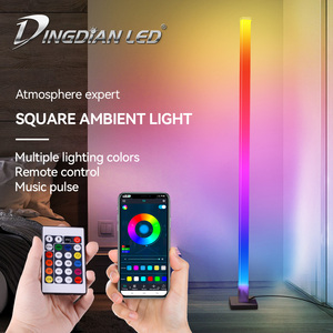Hiện đại thông minh RGB LED Đèn sàn USB <span class=keywords><strong>RGBW</strong></span> Màu âm nhạc ánh sáng phòng khách phòng ngủ trang trí LED ánh sáng góc bầu không khí ánh sáng - Product Image 5