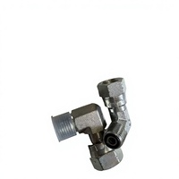 Raccord hydraulique droit en acier inoxydable et acier au carbone usiné sur mesure, connecteur de tuyau robuste