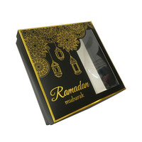 Boîte Cadeau Artisanale en Carton Recyclable en Gros pour Emballage de Desserts et Produits de Boulangerie du Ramadan Musulman, Personnalisable, Finition Mate