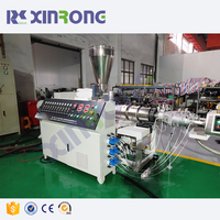 Tuyau en plastique pour eau/eaux usées/tuyaux PVC50 DOUBLE ligne d'extrusion/MACHINE (DOUBLE brin) avec prix (personnalisé) MARKETING PAKISTAN