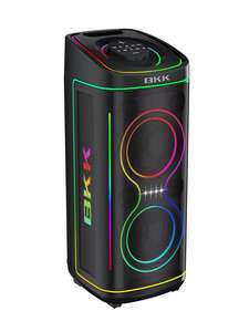 ลำโพงบลูทูธ BKK แบบกล่องไม้ ดีไซน์ใหม่ เสียงเบสหนักแน่น 300 วัตต์ เสียงทรงพลัง เหมาะสำหรับงานปาร์ตี้ - Product Image 4