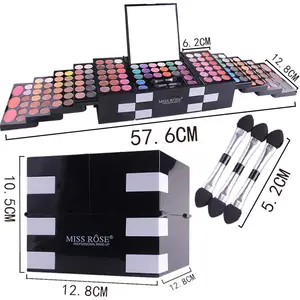 045MA1 Miss Rose Professional Complete Makeup vanity set fille cosmétique bio Kit cadeau de maquillage pour le visage des femmes coffret complet cosmétique